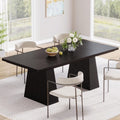 Black Dining Table For 4 To 6 Guests