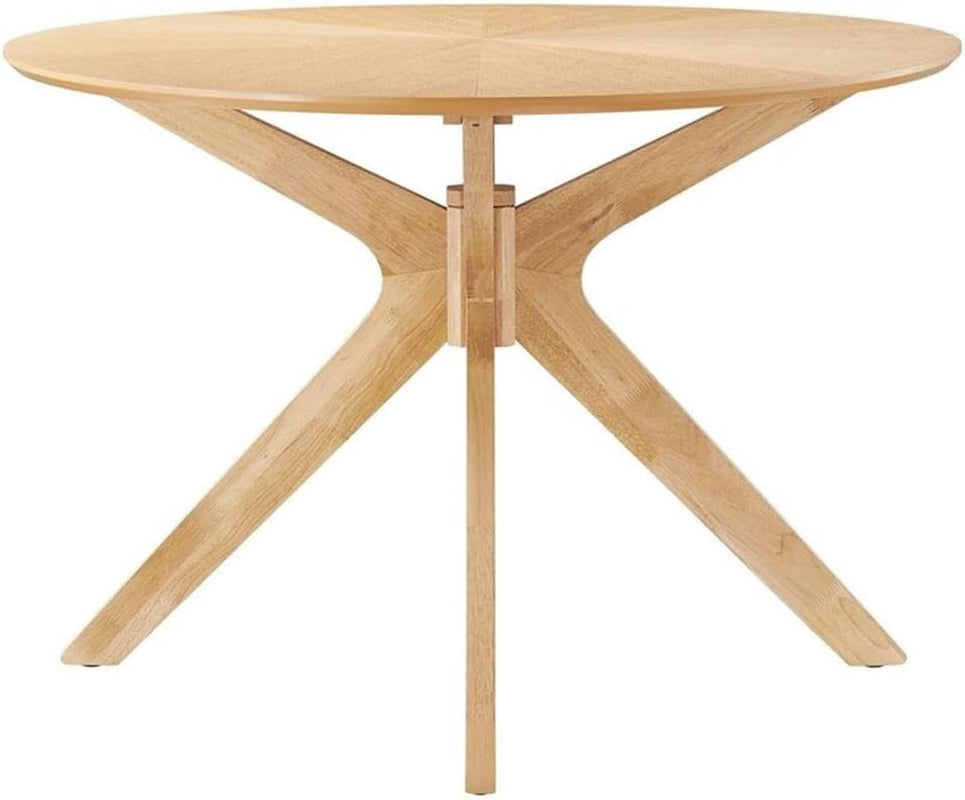 Crossroads Oak Oval Dining Table Mid Century