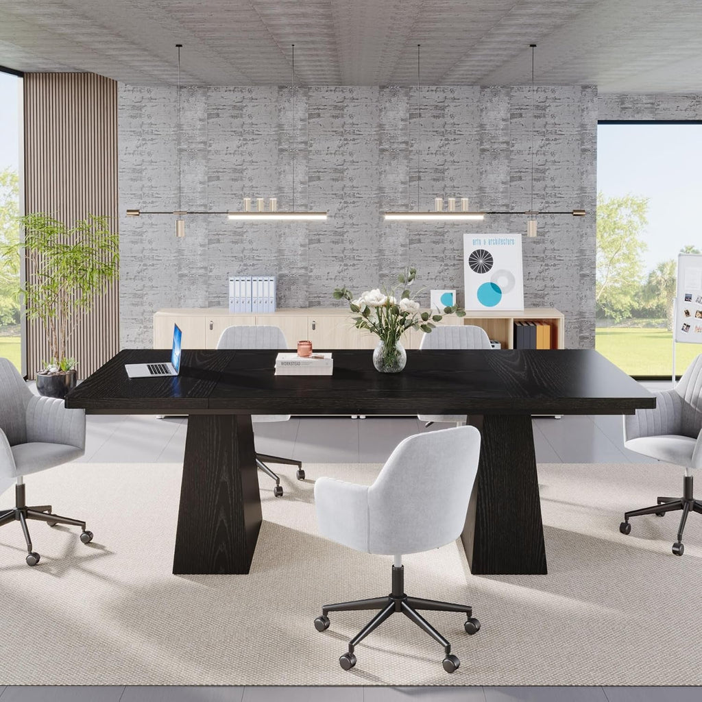 Black Dining Table For 4 To 6 Guests