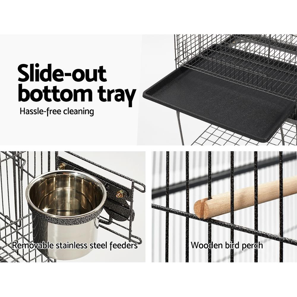 Dome-Top Bird Cage with Stand
