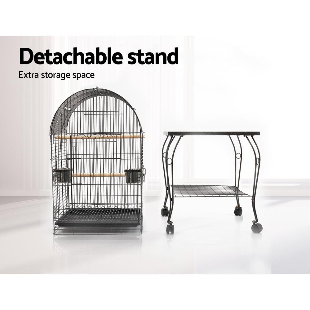 Dome-Top Bird Cage with Stand