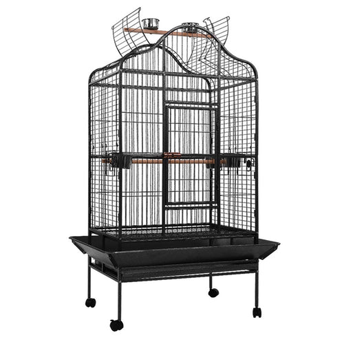 Large Open-Top Bird Aviary with Stand