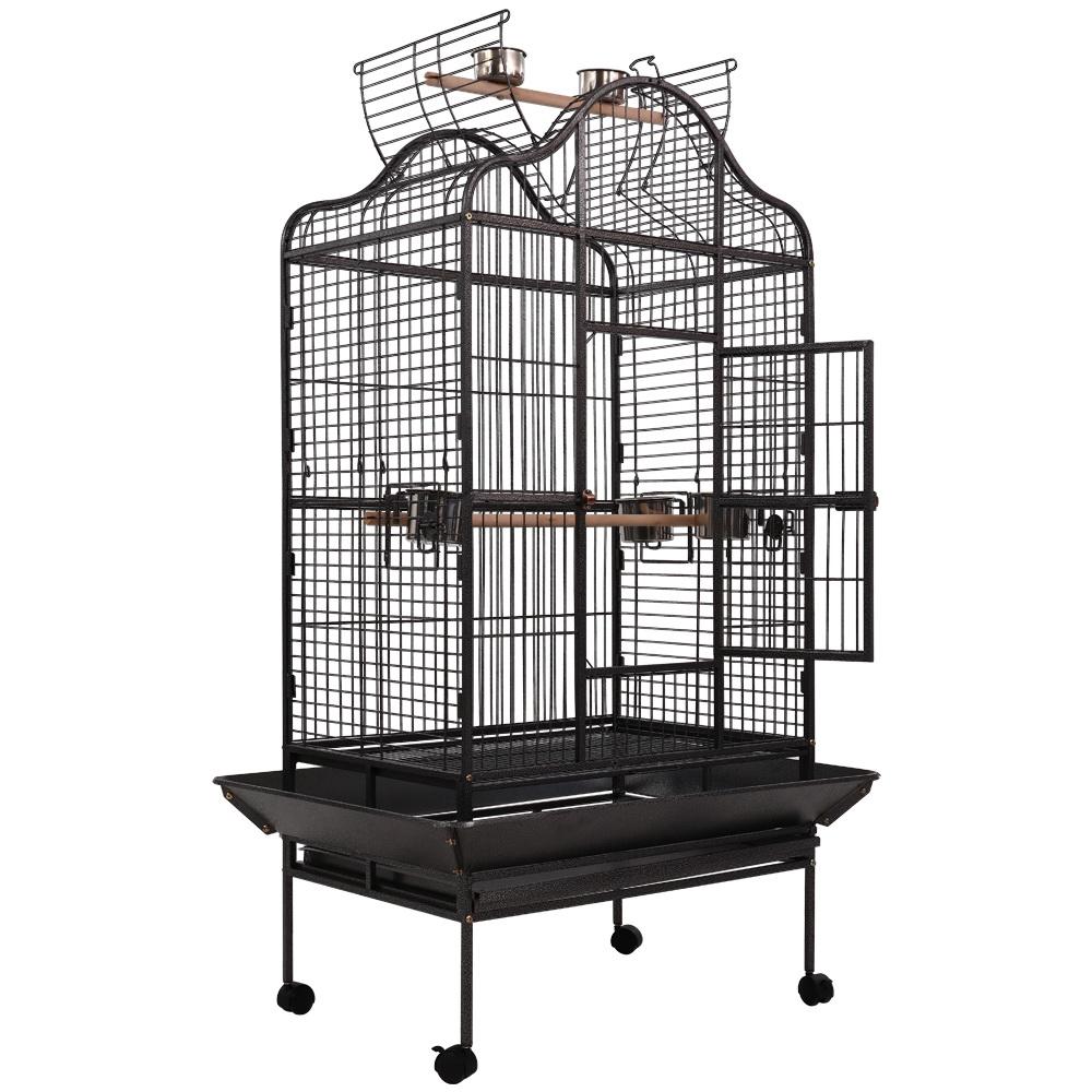 Large Open-Top Bird Aviary with Stand