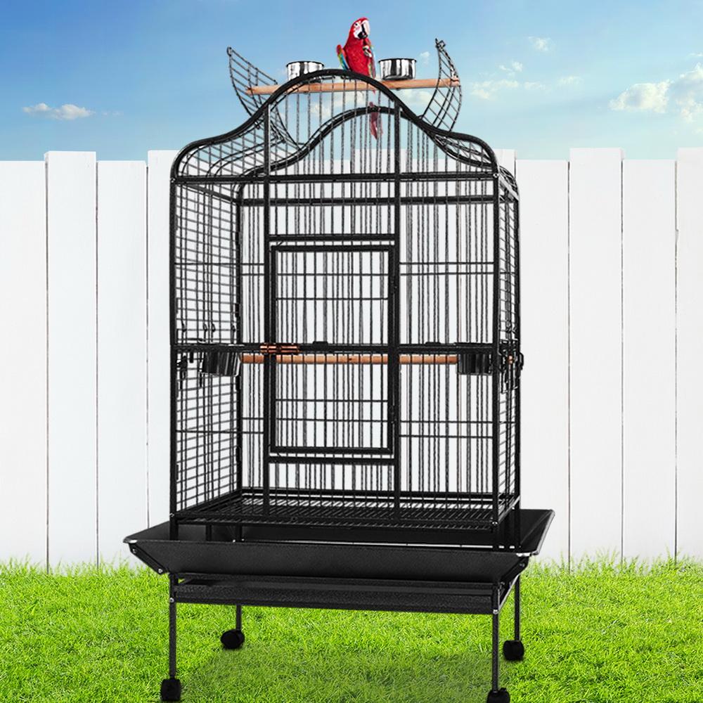 Large Open-Top Bird Aviary with Stand
