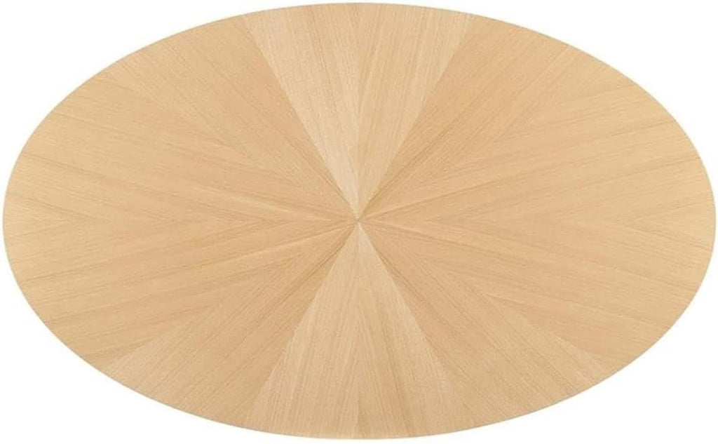 Crossroads Oak Oval Dining Table Mid Century