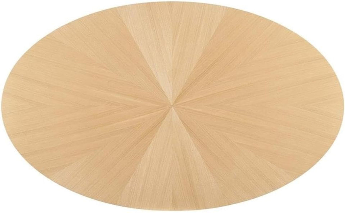 Crossroads Oak Oval Dining Table Mid Century