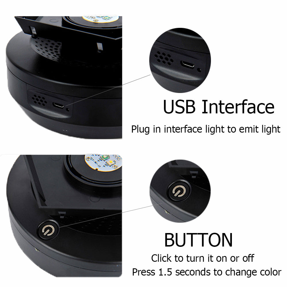 Bluetooth Speaker LED Galaxy Lamp Projector