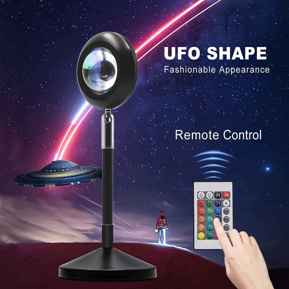 16 Colors Sunset Projection Lamp